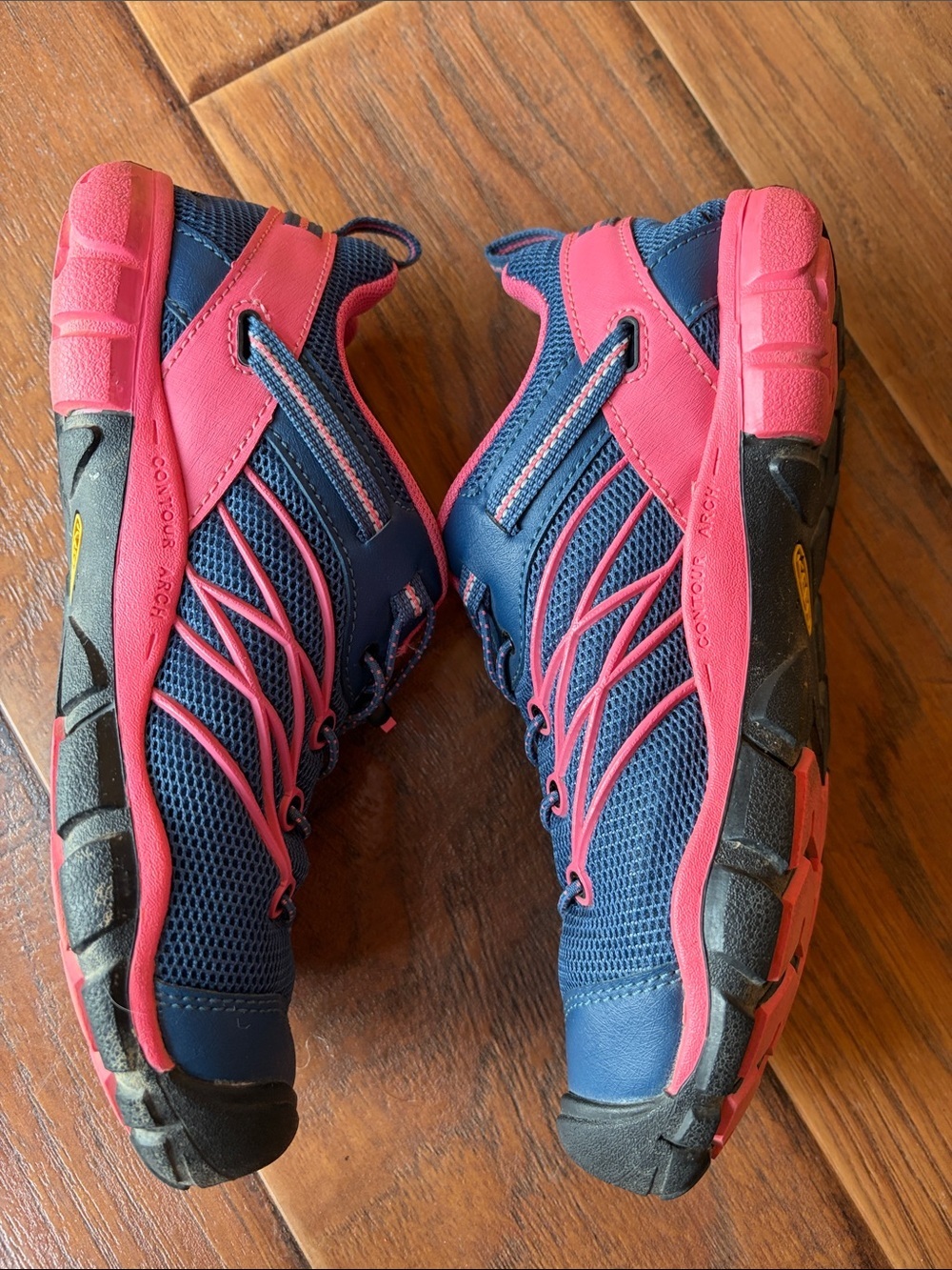 Keen Navy and Pink Athletic Sneakers - Size 6